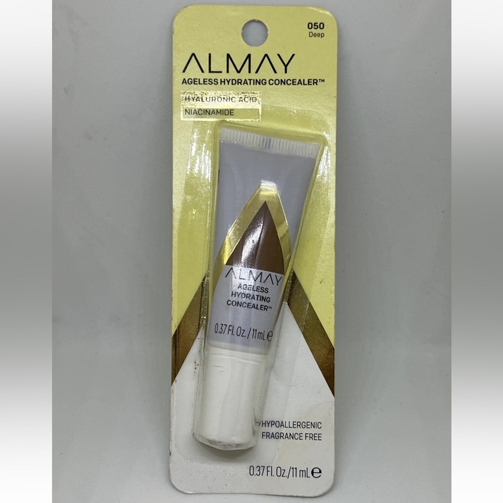 Almay Ageless Hydrating Concealer EyeCream Hypoallergenic 050 Deep